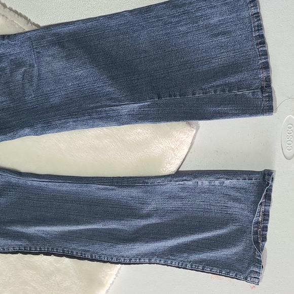 Ethyl Womens Boot Cut Blue Jeans - Picture 10 of 13